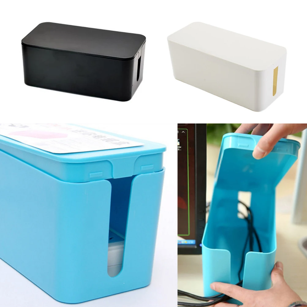 

Wire Cord Organizer Storage Electric Electrical Management Decorative Hider Computer Charging Line Box