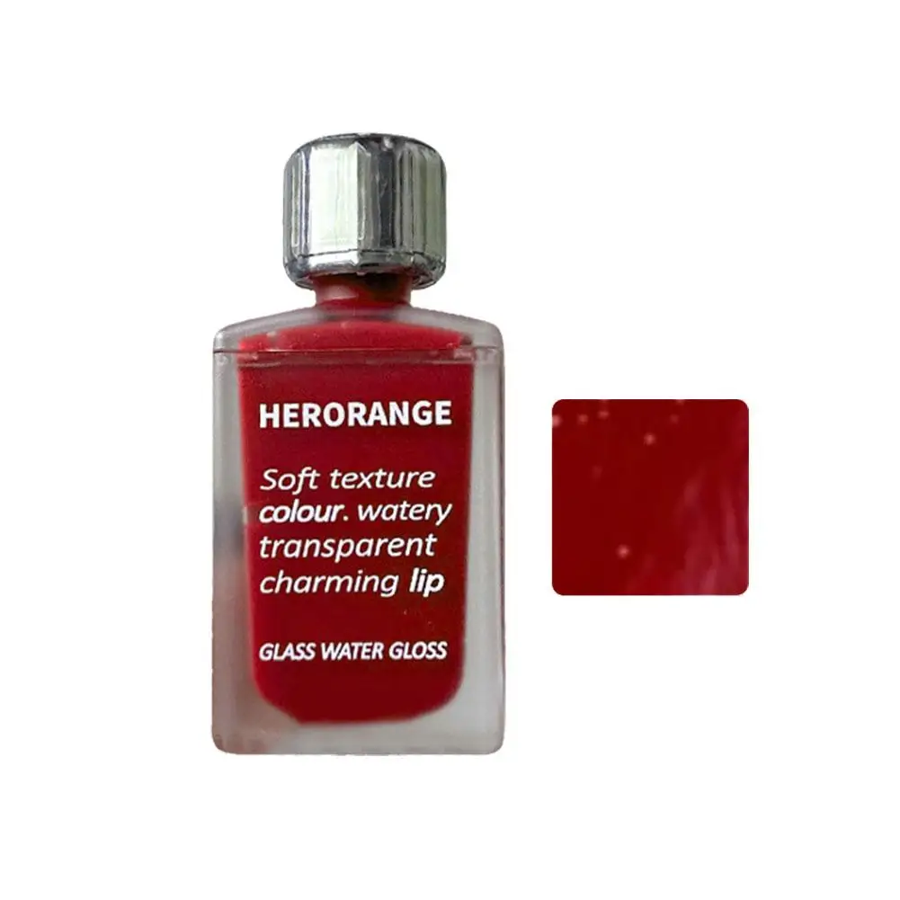 Rouge à Lèvres Transparent Brcorporelle à l'Eau, Rouge, Brcorporelle, Orange, Tache Miroir, Cosmétiques, Liquide, Gelée Hydratante, Teinte Longue Durée, P6Z6