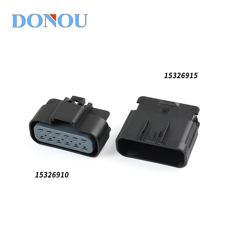 15326910 automotive waterproof connector 15326915 male and female docking plug-in  12-hole wiring harness plug