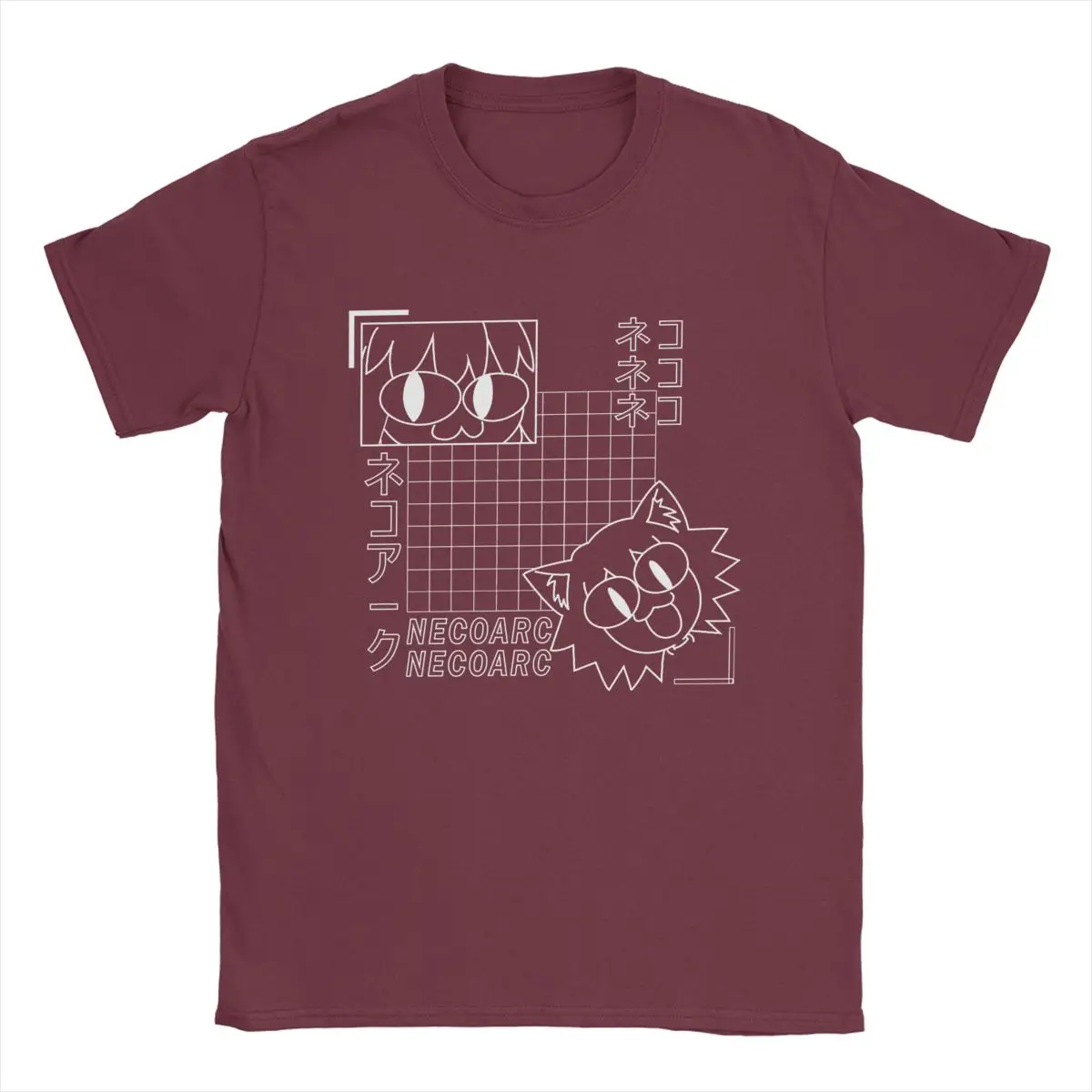 الترفيه Neco قوس تي شيرت الرجال Crewneck 100% تي شيرت قصير الأكمام تي شيرت هدية عيد ميلاد الملابس