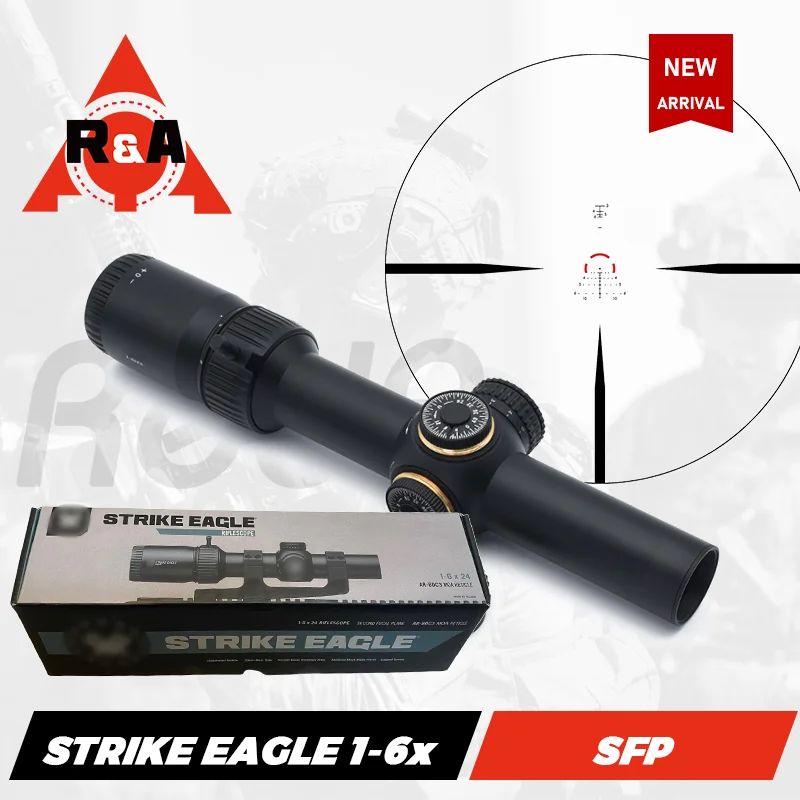 Strike Eagle 1-6x24 Second Focal Plane Riflescope BDC3 (MOA)