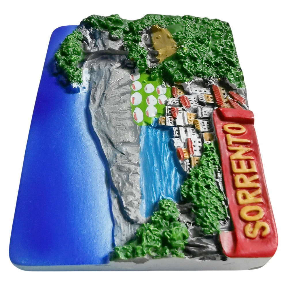 ثلاثية الأبعاد سورينتو إيطاليا مغناطيس الثلاجة هدية تذكارية الراتنج الثلاجة المغناطيسي ملصق جمع ديكور المنزل