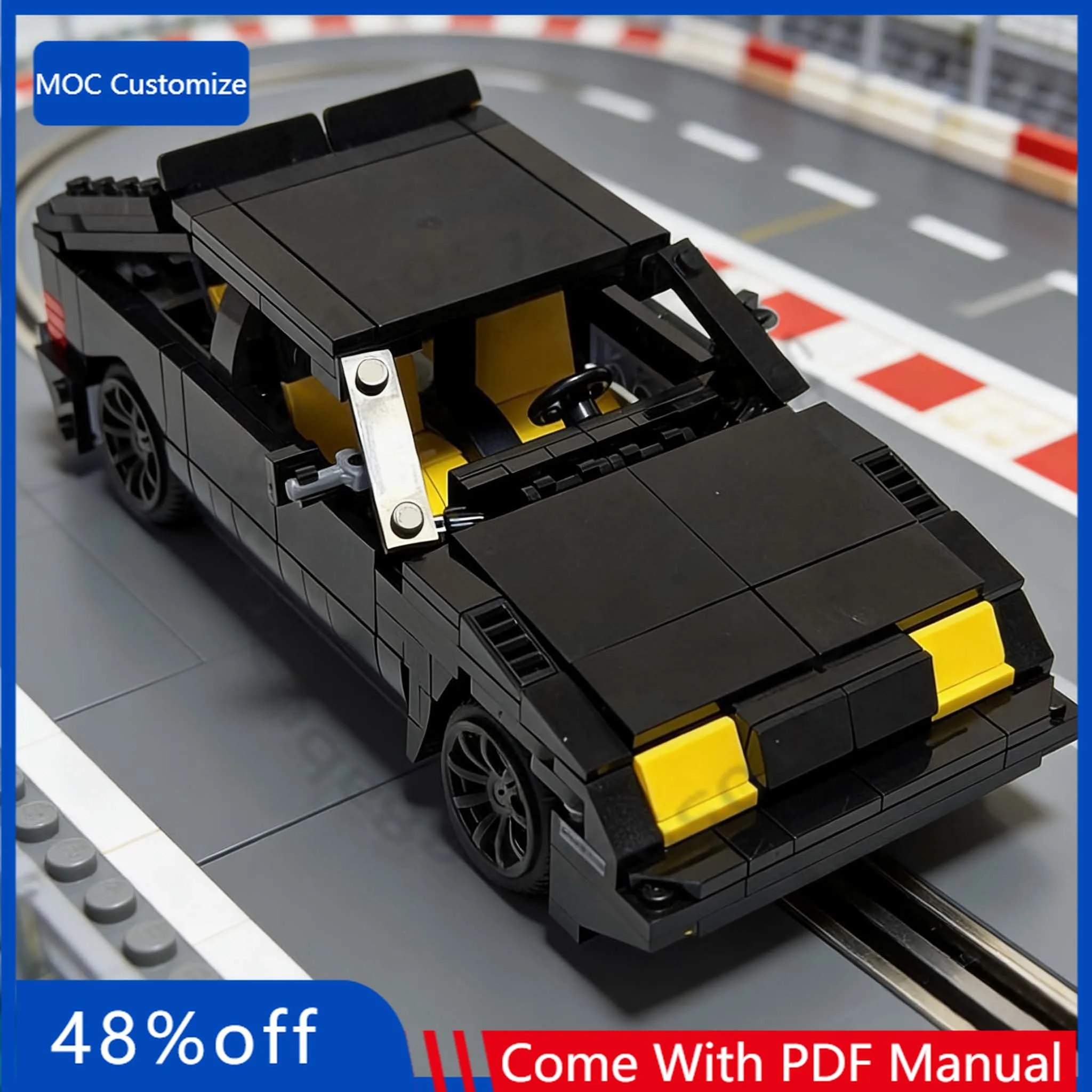 

469 деталей: Скоростной гиперкар 76924 ВАЗ 2108 MOC — Модульный конструктор, простая модель для самостоятельной сборки, подарок для мальчиков на праздник