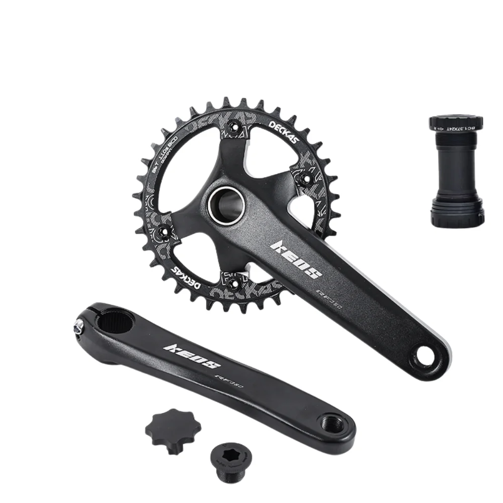 DECKAS الطريق الدراجة واحدة سلسلة تاج 110BCD مع KEOS دراجة ضرس كرانسيت 165/170 مللي متر جوفاء متكاملة BB68 #6