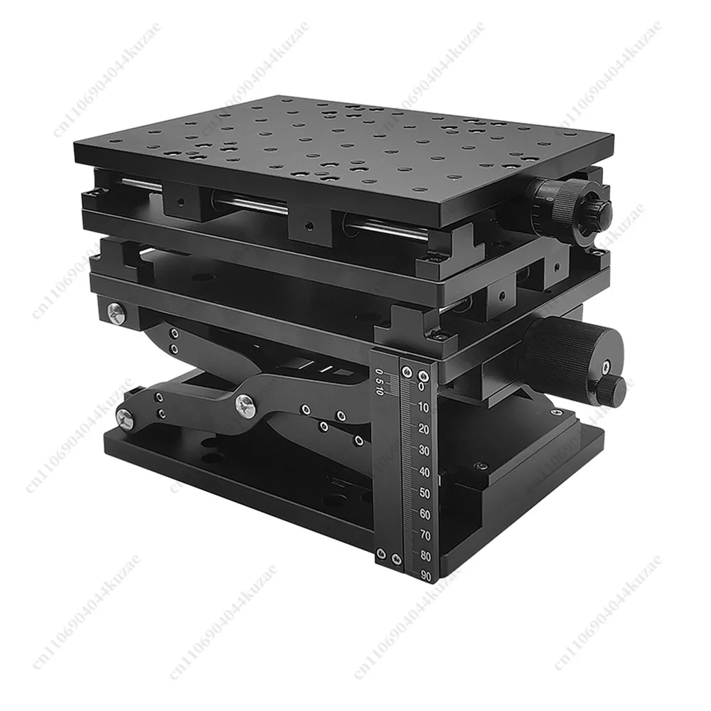 XYZ Axis Manual Lifting Stage 210×150MM, High Precision Adjustment Platform for Laboratory Optical Experiment