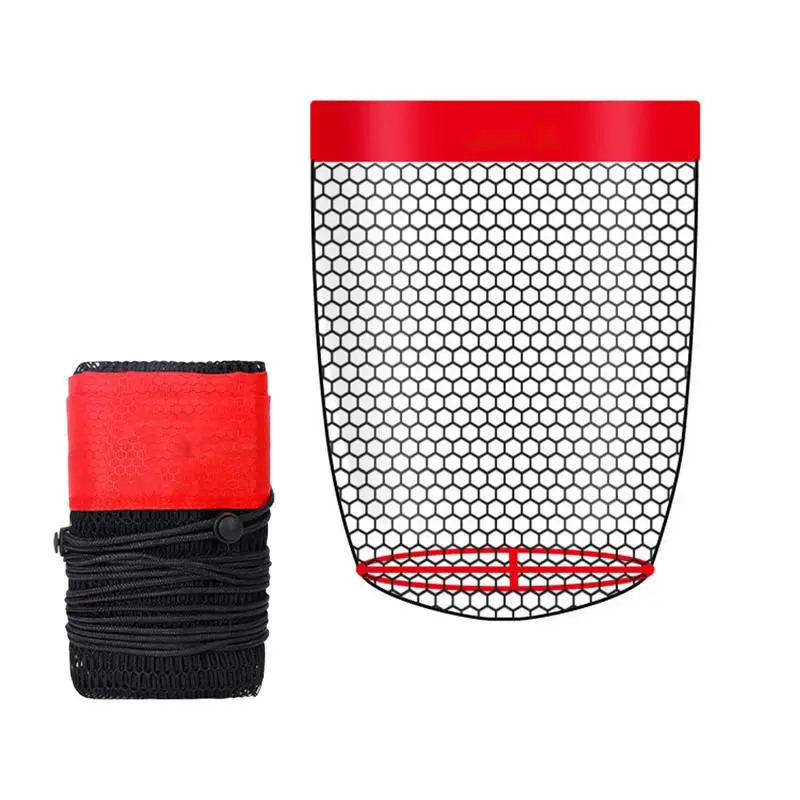 Portable Kayak Fishing Basket Foldable Kayak Floating Mesh Net Heavy Duty Coated Fishing Net Cage For Father Boyfriend Fishing