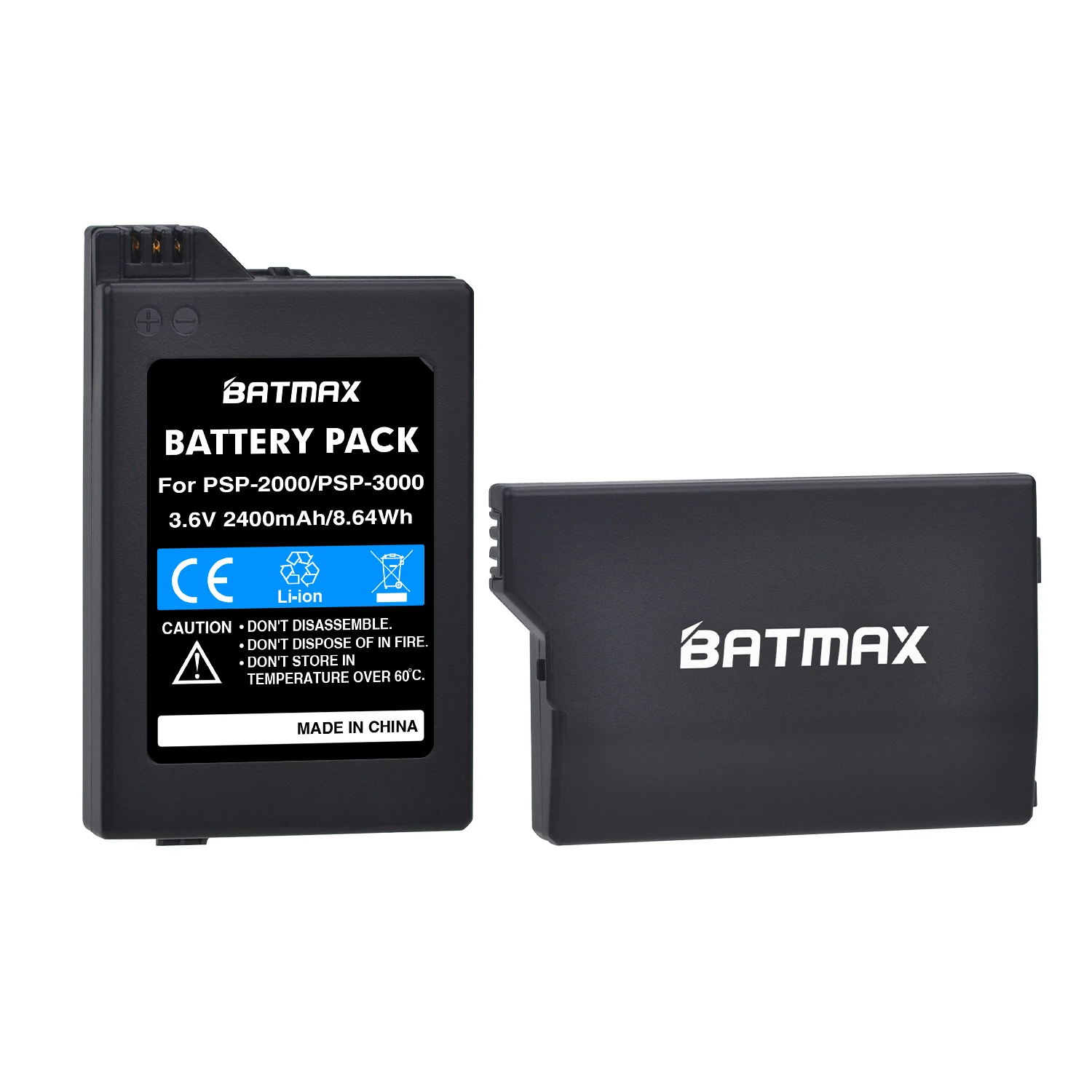 Batmax PSP-S110 PSP-2000 PSP-3000 Battery +LED USB 3 Slots Charger for Sony PSP-2001 PSP-2002 PSP 3010 Slim Portable Playstation