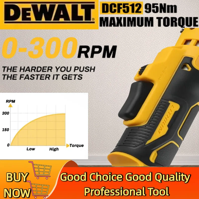 ديوالت DCF512 1/2 بوصة فرش السقاطة الزاوية اليمنى وجع LED سائق لاسلكي متغير السرعة مفتاح الطاقة 20 فولت أدوات كهربائية