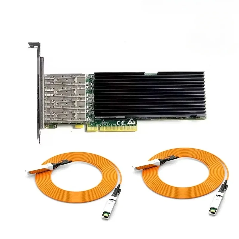 10 Gigabit Etherne  X520-DA4 Networks card PE310G4SPI9L-XR-CX3