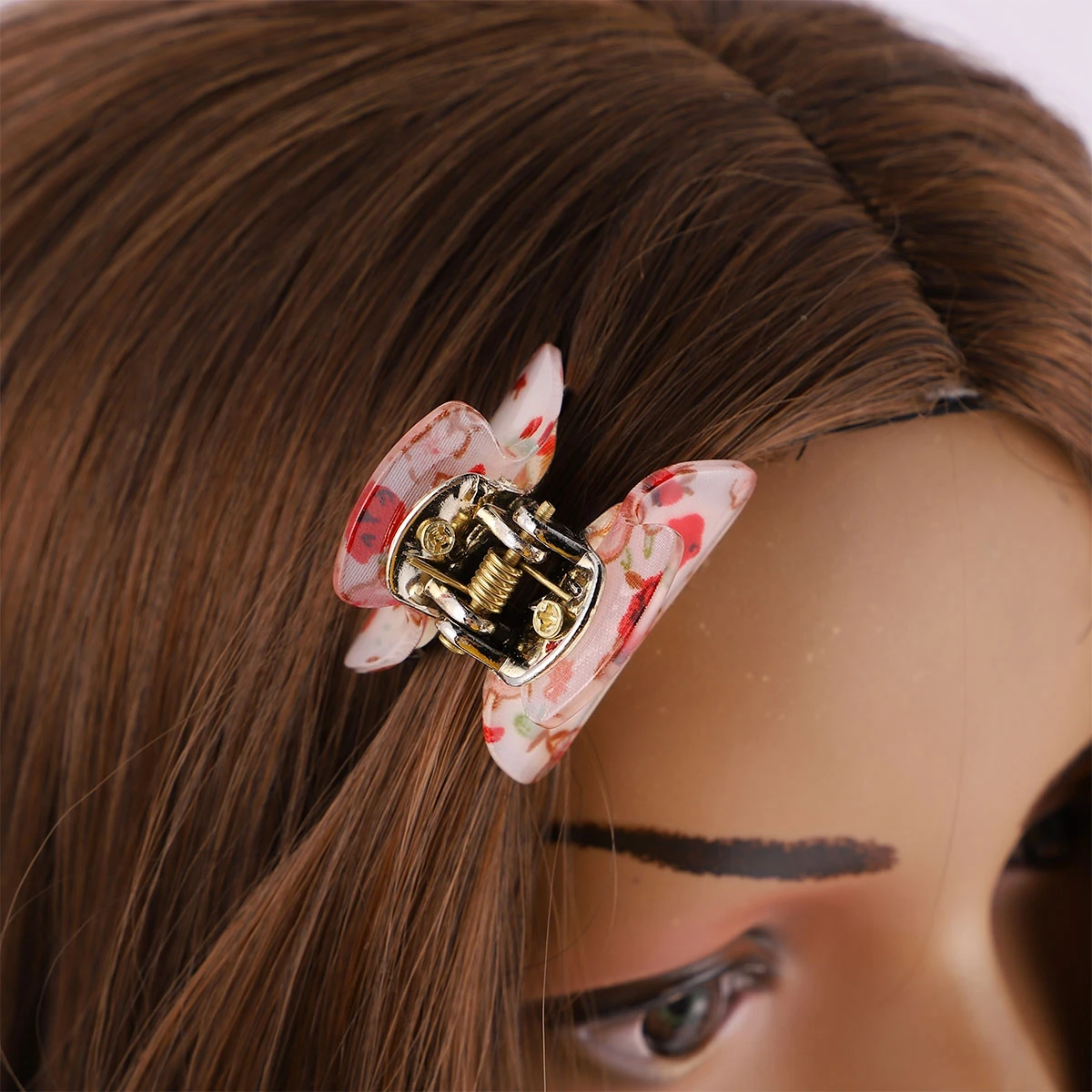 

8pcs Floral Hair Claw Clips Durable Acrylic Barrettes for Women Girls Thick Thin Hair Holders Stylish PonytailHair Clip