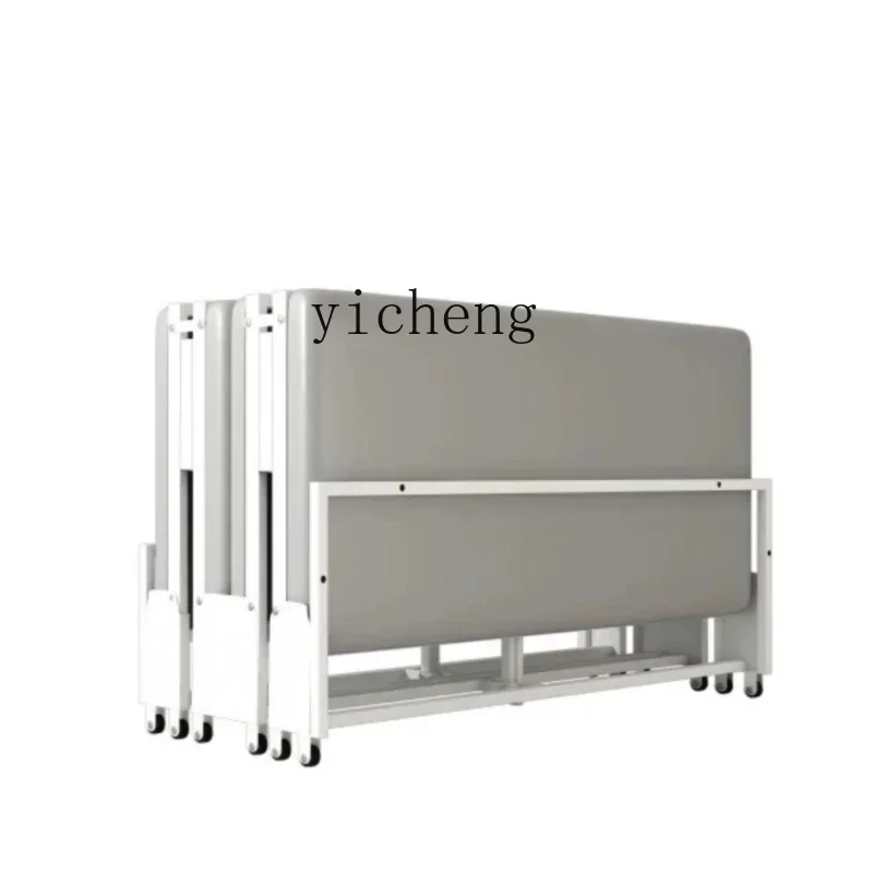 y9.1-Folding Bed Single Home Desk Small Apartment Multi-Functional Telescopic Bed Wardrobe
