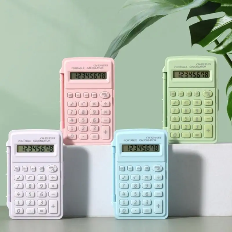 

Пастель Cover Mini Scientific Calculator 8 цифр для учащихся с долговечностью базовые математические функции K1KF