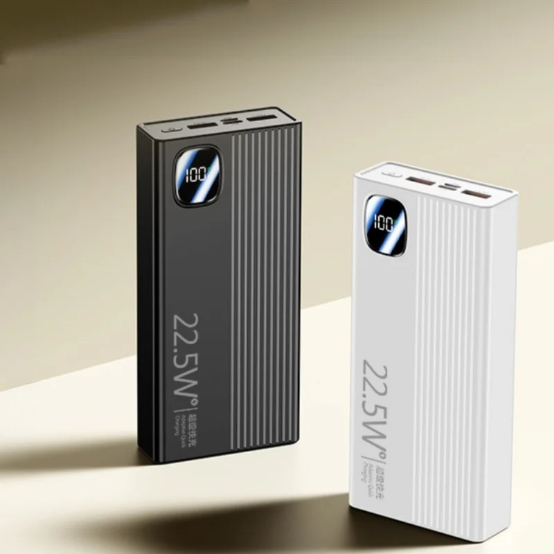 20000mAh Power Bank Large Capacity Portable 22.5W Fast Charging Digital Display Powerbank External Battery Charger 2027NEW