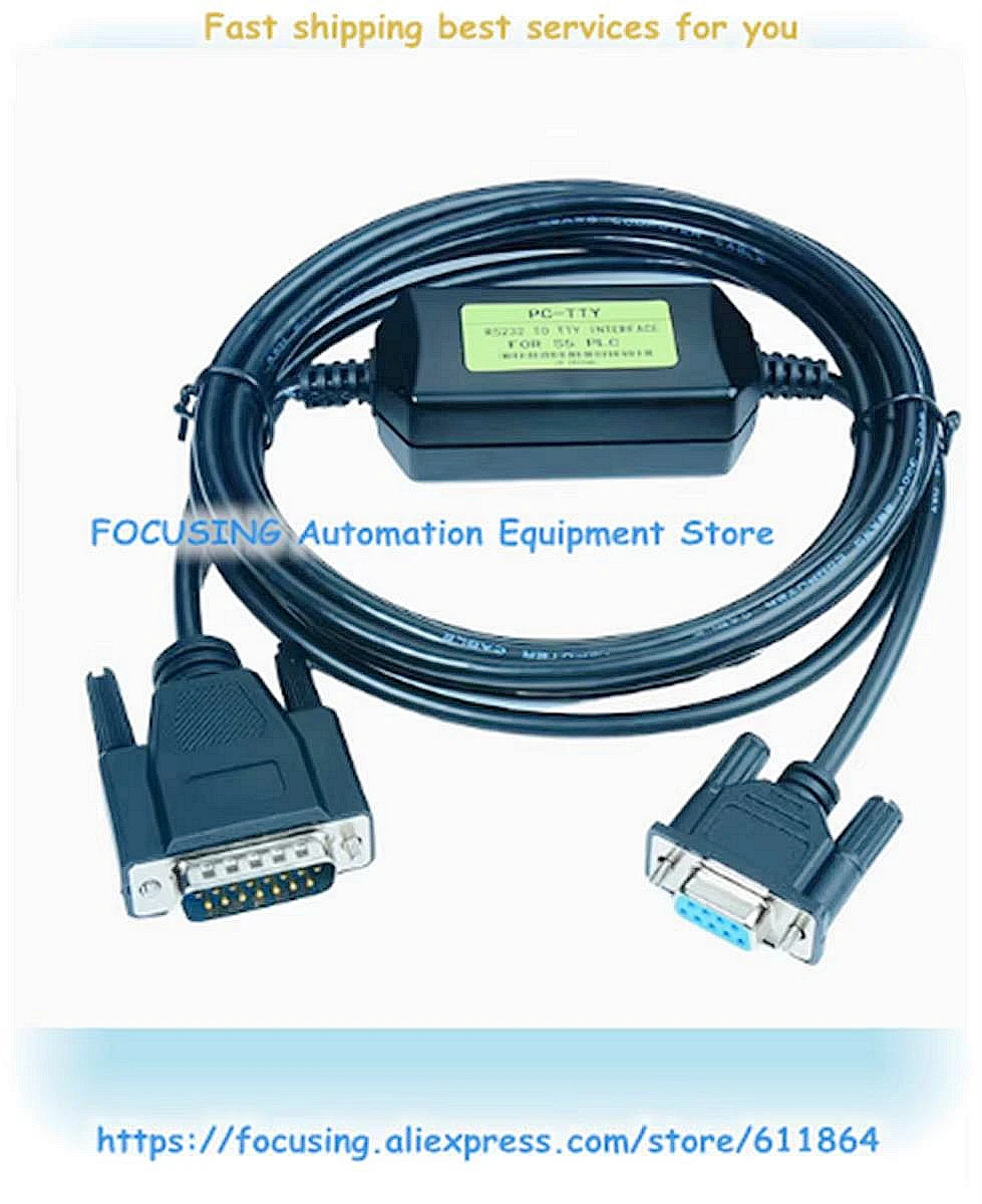 S5 PLC Programming Cable PC-TTY 6ES5734-1BD20 15PIN New