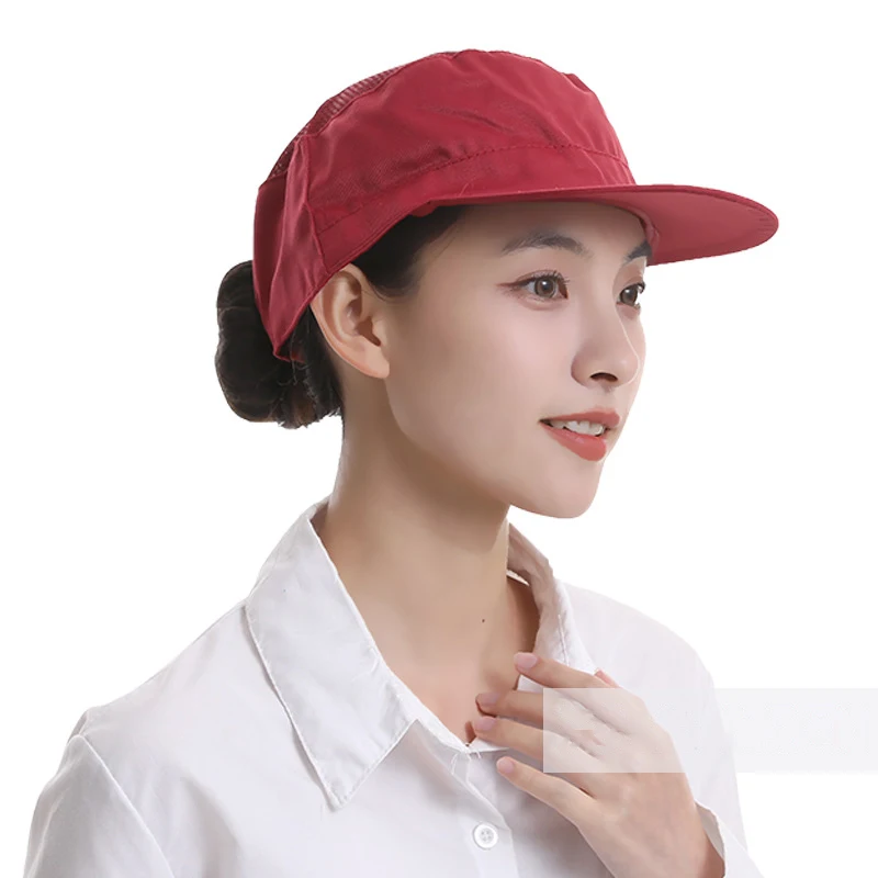 

Пыленепроницаемая шляпа для мастерской, общественного питания, рабочая шляпа для пищевой фабрики, рабочая шляпа для столовой, бейсболка