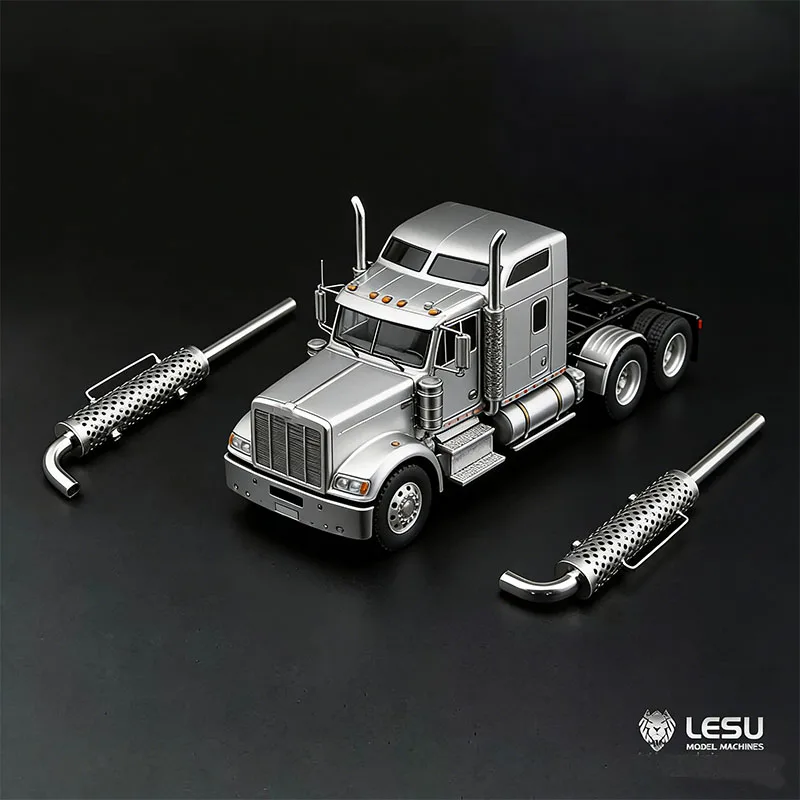 

Металлическая выхлопная труба для радиоуправляемых моделей TAMIYA King Hauler, Grand Hauler, Globe Liner, тягачей и грузовиков, масштаб 1/14, аксессуары для радиоуправляемых машин