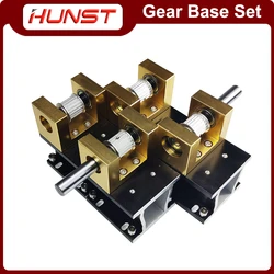 HUNST Machine Parts Gear Base Set For Co2 Laser Engraving And Cutting Machine