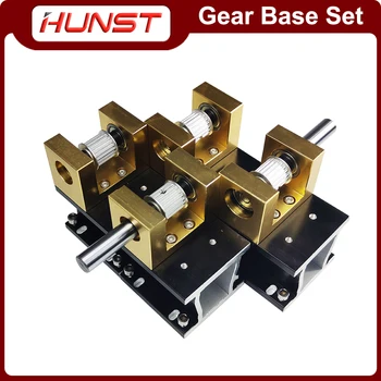 HUNST machine parts gear base set for Co2 laser engraving and cutting machine