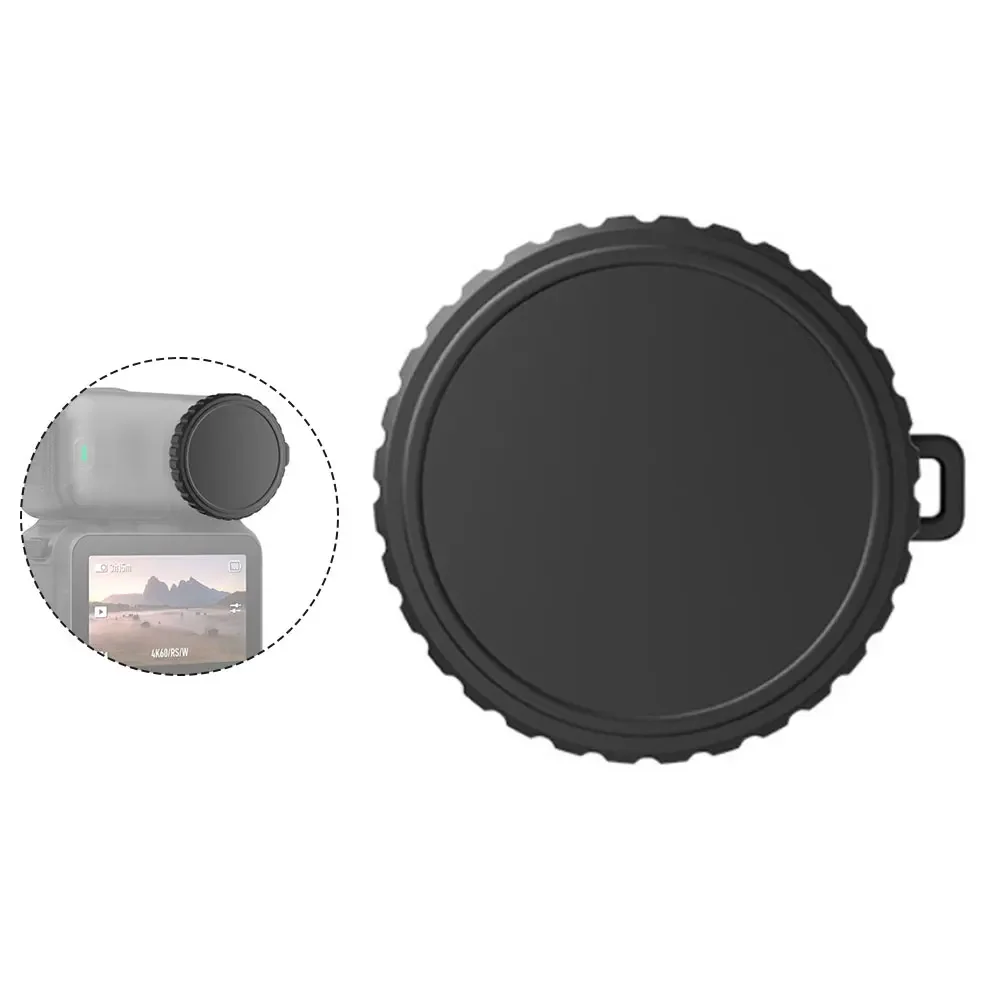Lens Cover Cap For DJI OSMO-Nano Silicone Protector For Dust Scratches 3.4*3.1*0.5cm Lens Cover Cap Sports Action Video Cameras