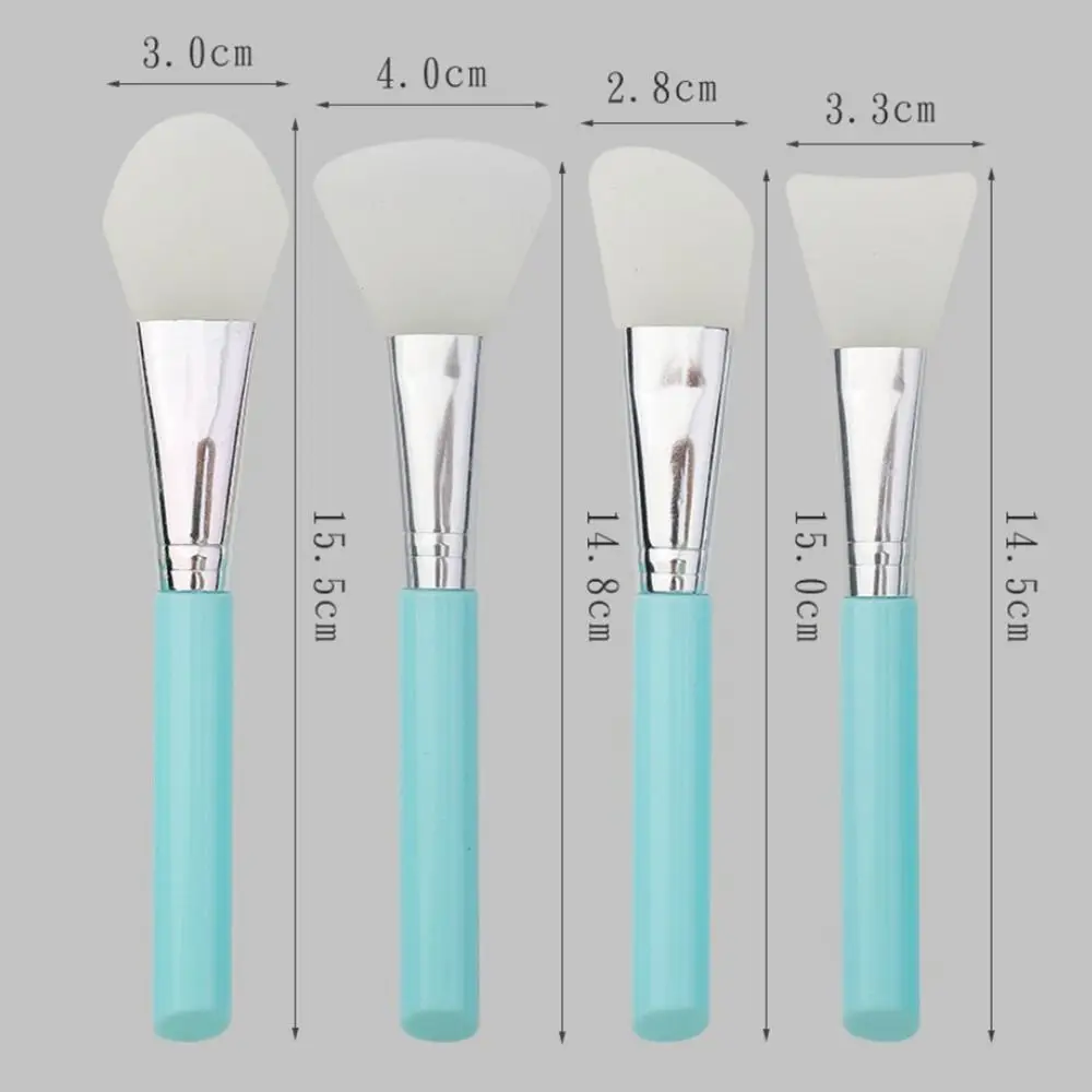 7 pezzi riutilizzabili fai da te set di pennelli per maschera in silicone pennello per trucco morbido pennello per miscelazione fango viso strumenti per la cura della pelle applicatore maschera casa