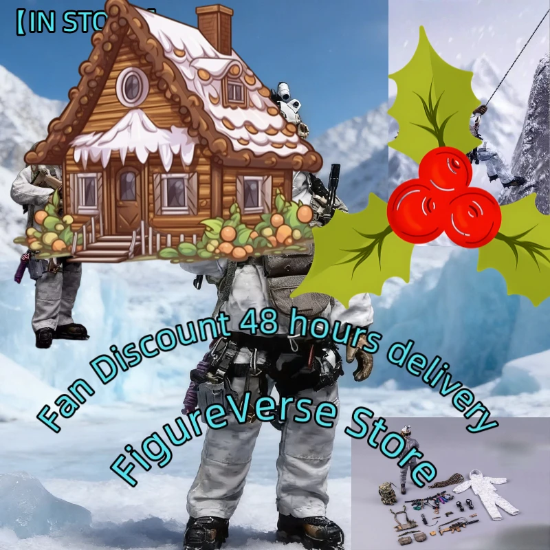 

【IN STOCK】Original Divine Cat Jump HASUKI SA-03 SA03 Black Ops Snow Mountain Ghost 1/12 Action Figure Fan Hobby