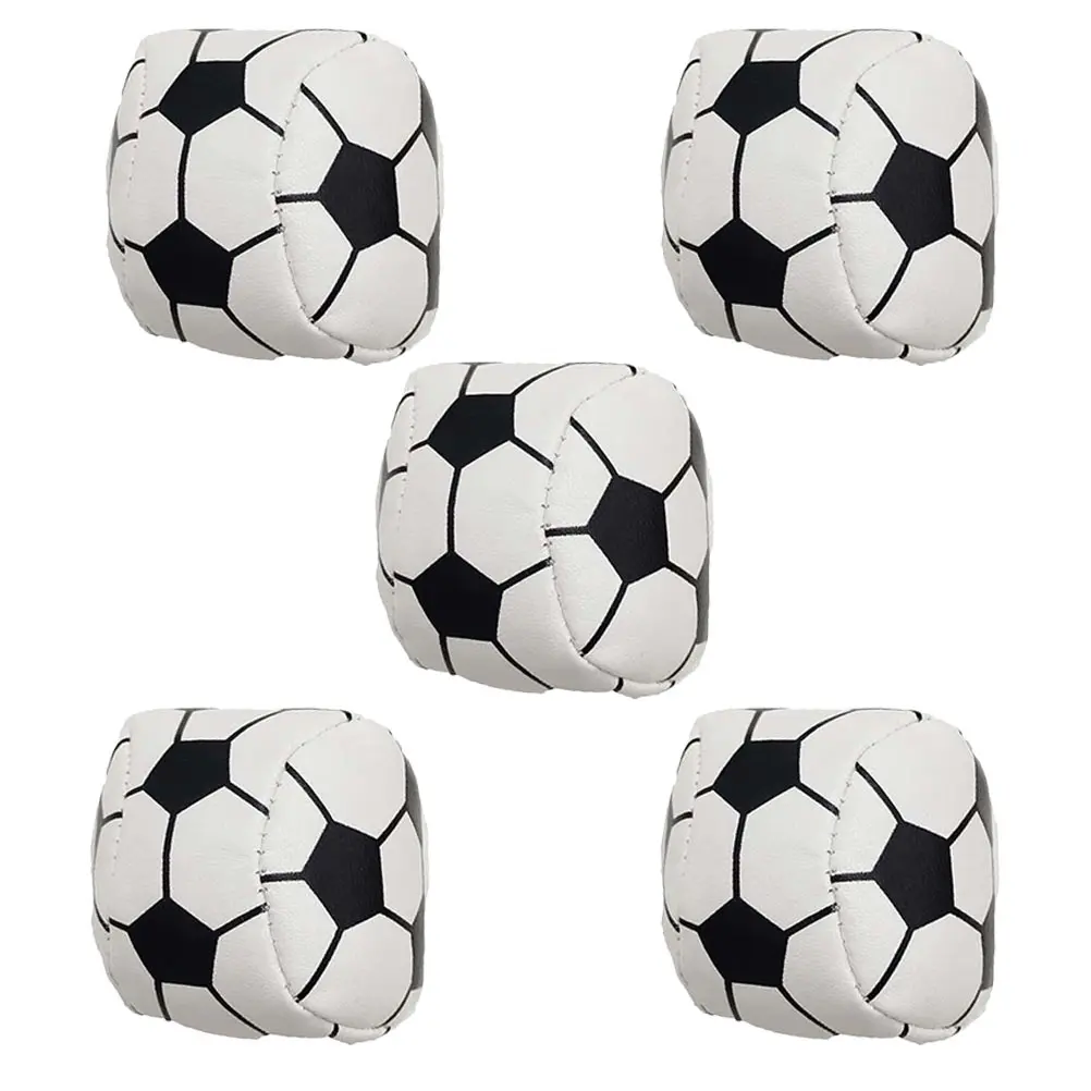 

5pcs Football Black White Soccer Toy Kids Sports Football Shaped Sandbag Game Sandbag Toy Children Play Gift