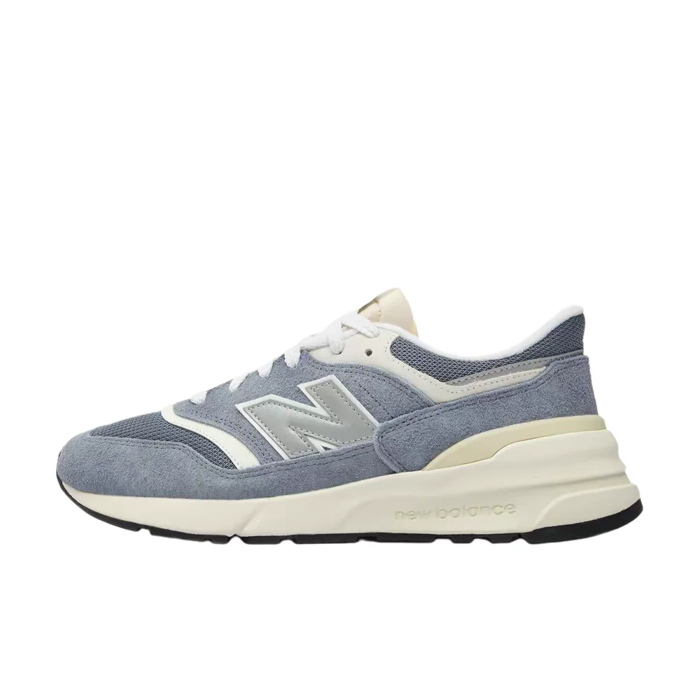 New Balance NB997 Men's Blue-Gray Low-Top Runners – Versatile Non-Slip Durable Sole & Comfortable Everyday Fit U997RCD