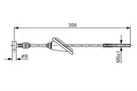 1987477985 for hand brake wire ON COROLLA 01- AVENSIS 03-08