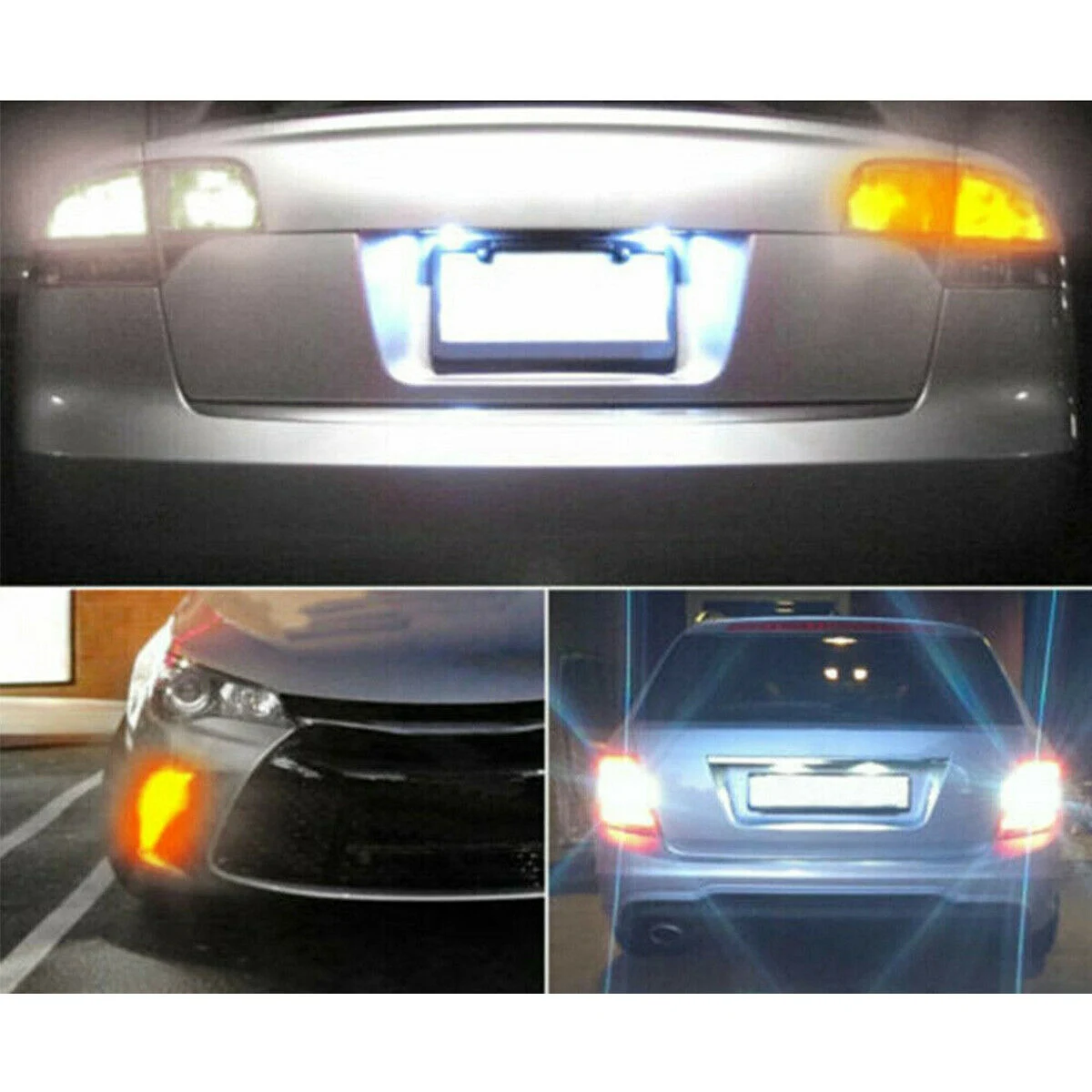 2X High Power 3157 LED DRL White/Amber Switchback Turn Signal Parking 20-SMD-5730 Light Bulbs Dual