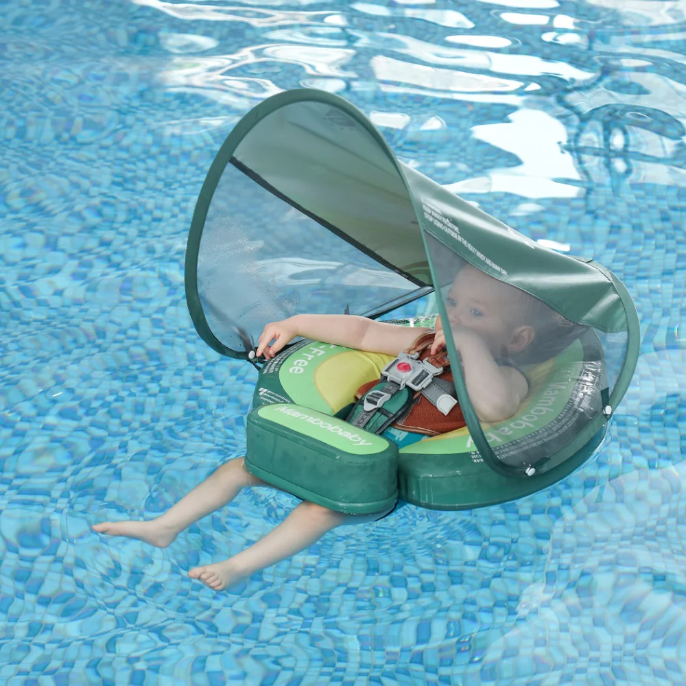 Mambobaby abacate bebê float no peito anel de natação crianças cintura nadar flutuadores da criança ar-livre bóia nadar trainer piscina acessórios brinquedos