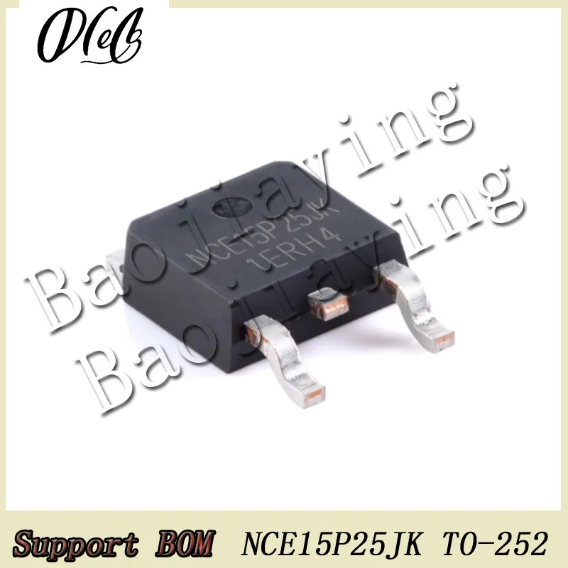 20PCS/Lot NCE15P25JK TO-252 P-CH 150V 25A MOSFET Chip