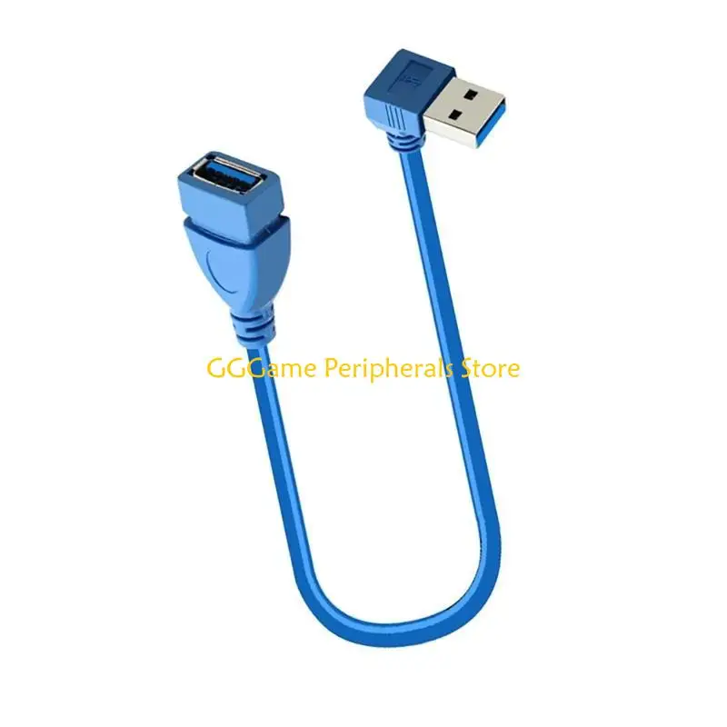 U55b super rápido extensão usb com ângulo direito e esquerdo 90 graus um macho para fêmea para laptop usb disco