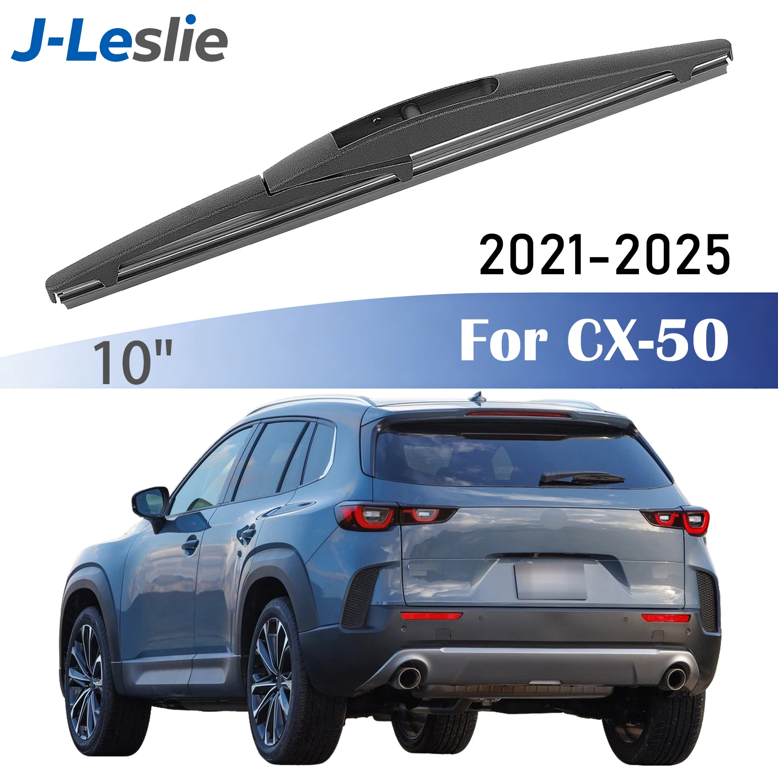 10-Zoll Heckscheibenwischer für Mazda CX-50 CX50 2021-2025 Windschutzscheibenwischer Fensterreinigungsbürsten Zubehör scheibenwischer Hinten Heckwischerarm