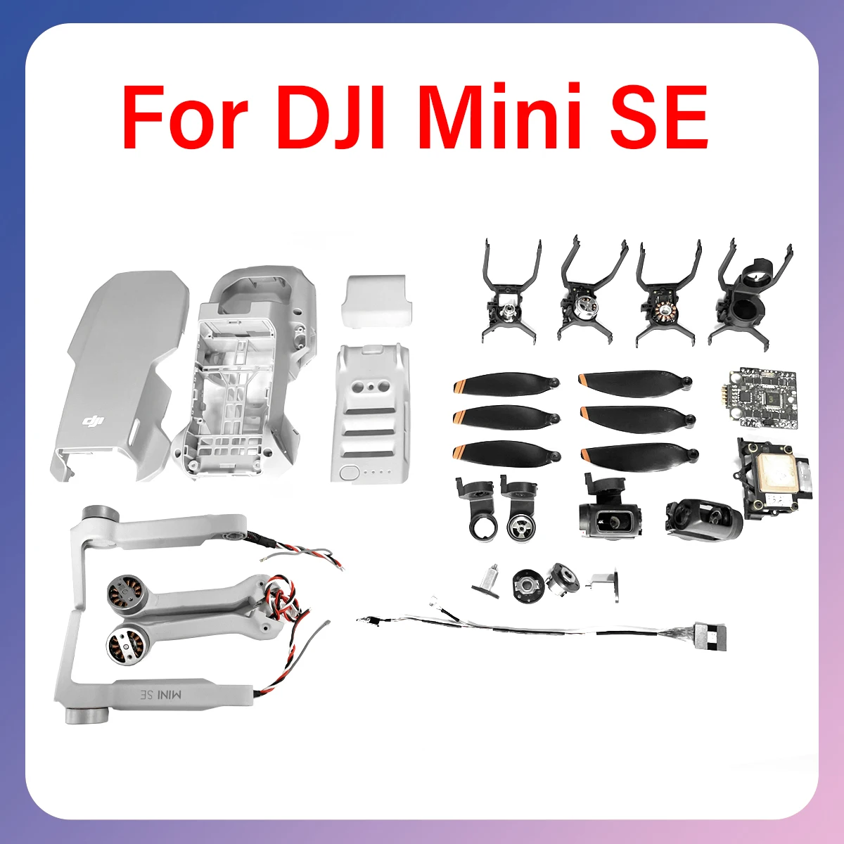 

Original Mini SE front rear left right power arm pan tilt axis arm shell ESC for DJI drone Mini series maintenance accessories