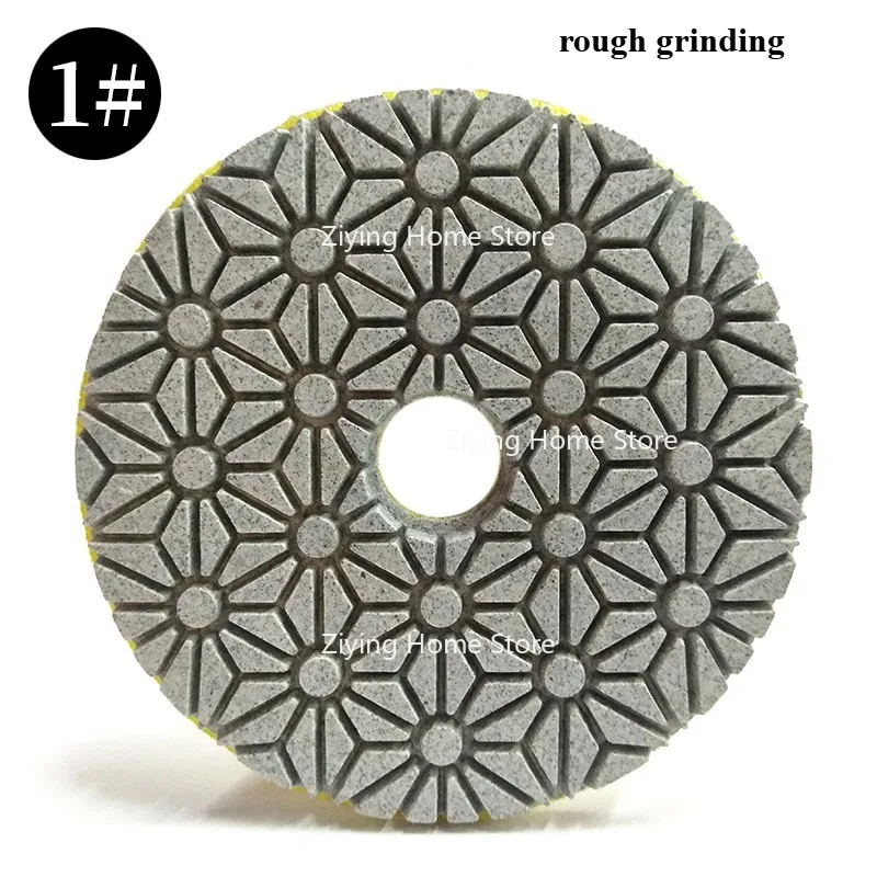 Suitable for Diamond Water Grinding, Stone Floor Renovation, Three-step Grinding, 4-inch 100mm Polishing Machine Grinding