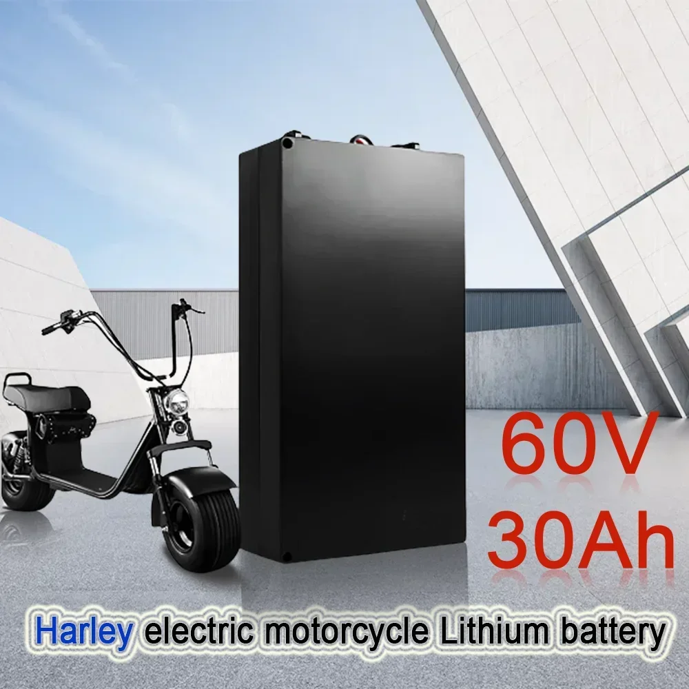 

Citycoco Battery 60v 30ah Lithium-ion Battery for Harley Citycoco Motorcycle (additional) To Leg Compartment