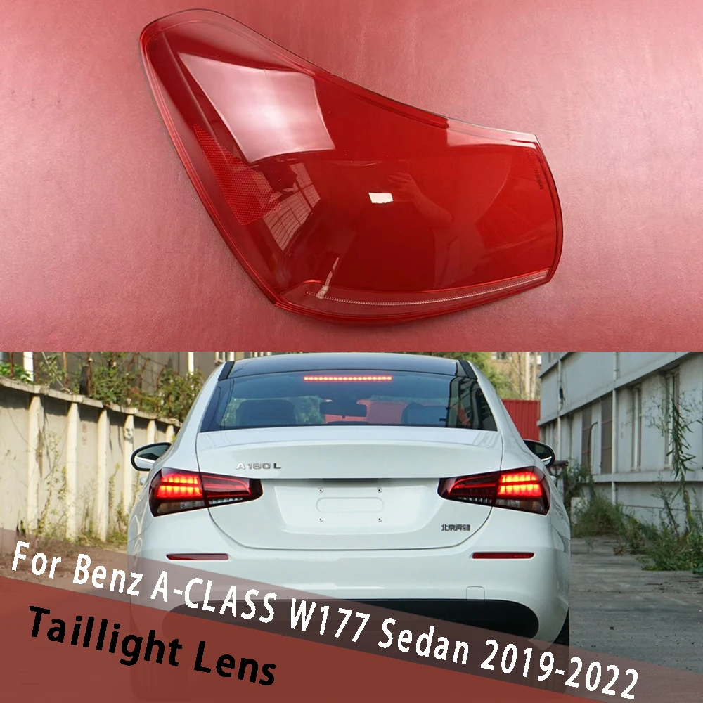 

Для Mercedes-Benz A-CLASS W177 Sedan 2019 2020 2021 2022, внешняя крышка заднего фонаря, корпус заднего фонаря из плексигласа