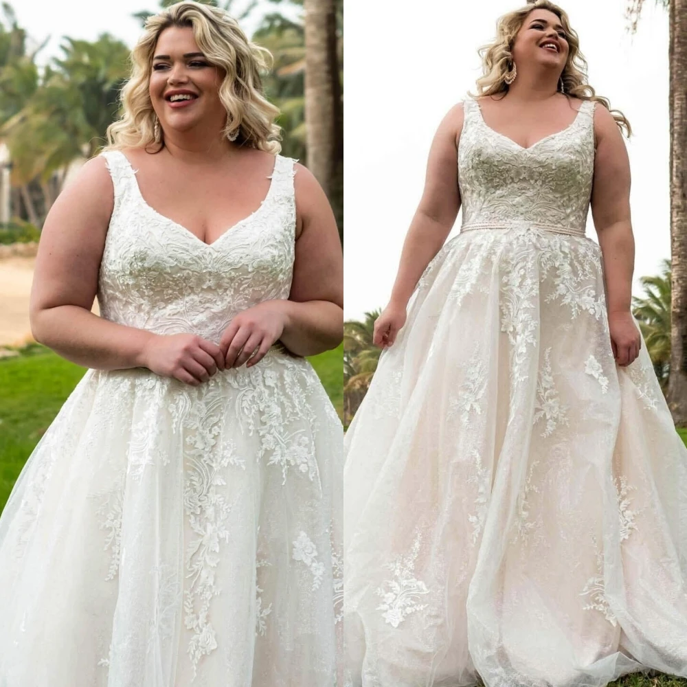 

Customized White Tulle Applique Wedding Party A-line PoretraitLong Dresses Dresses Elegant Exquisite Luxury Dreamy Dresses