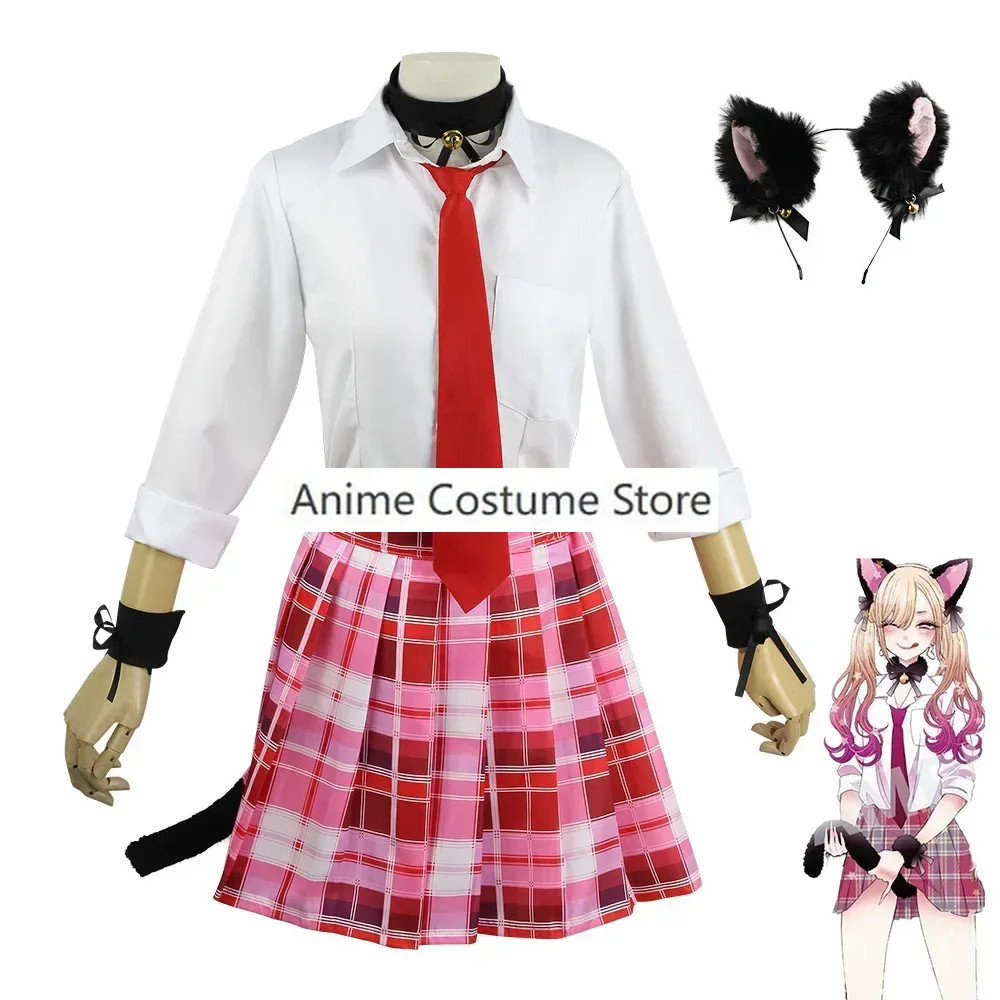 My fur s Up Darling Lolita Anime Cosplay Costume, Cat Girl, JK Skirt Outfits, Pourim Carnival Party Uniform