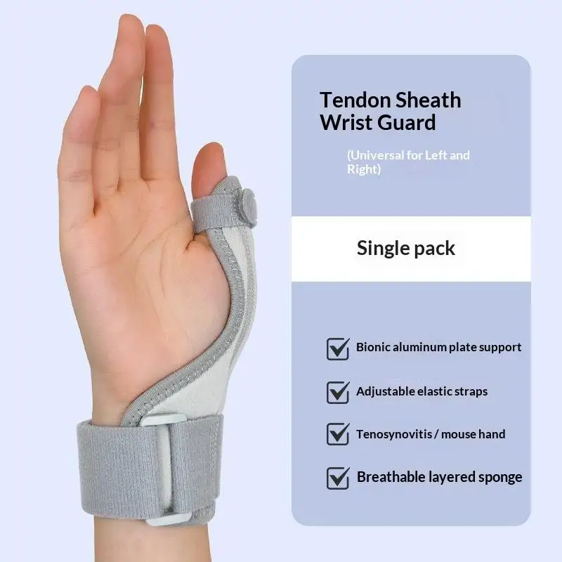 Ergonomic Trigger Thumb Support Splint Brace Lightweight for Tenosynovitis Arthritis Recovery Fits Men Women Home Use