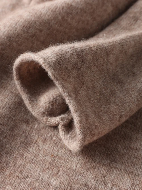 Birdtree Damen-Pullover mit Rollkragen, Edge Curl, Basic-Strickpullover, Unterhemd, Pullover aus 100 % australischer Wolle, Herbst-Winter T39244QM – Detail 17