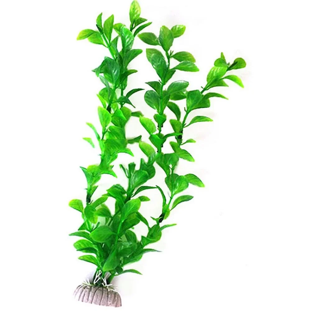 25cm Artificial Aquarium Decor Plants Water Weeds Ornament Aquatic Plant Fish Tank Grass Decoration Accessories