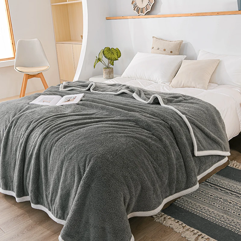 Super Soft Cloud Fleece Blanket – Fluffy Plush Sofa Throw for Spring, Autumn & Winter, Cozy Nap & Bed Blanket, Lightweight Home Gift 3