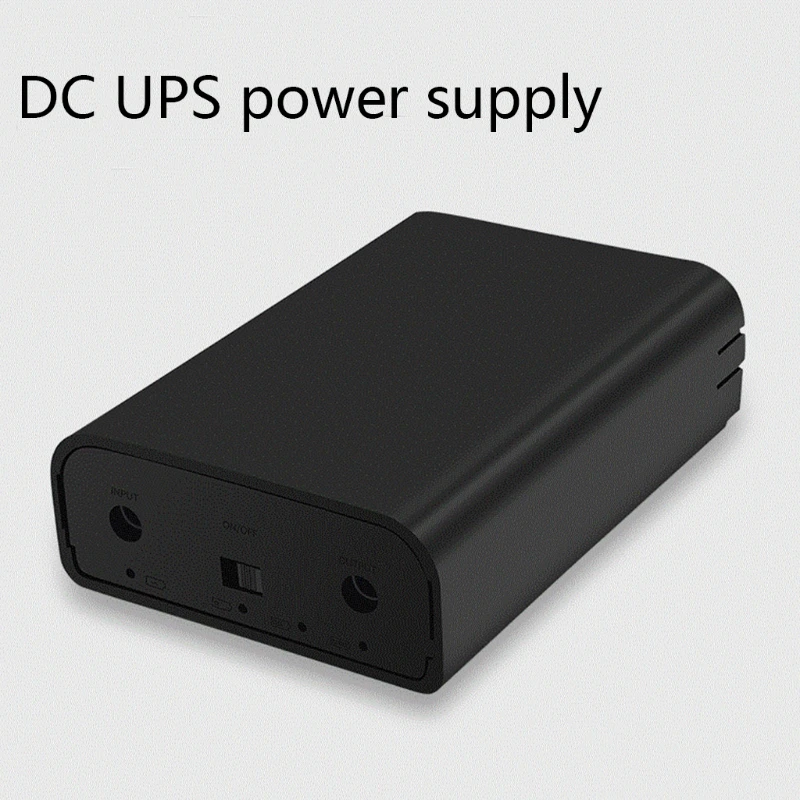 Uninterruptible Power Supply Battery UPS for Router and CCTV Camera,12V 2A for DC Rechargeable 2200mAh Li-Ion Battery