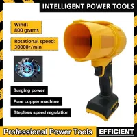 Fit Dewalt 30000RPM Air Blower Cordless Turbo Fan Handheld Violent Fan Dryer 20V Rechargeable Dust Blowing Tool