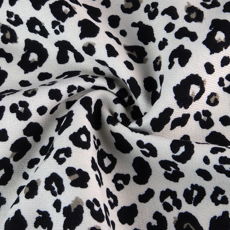 100*150cm New Autumn Winter Idyllic Small Leopard print Cotton Fabric, making Children\'s Clothing Doll Clothes cloth