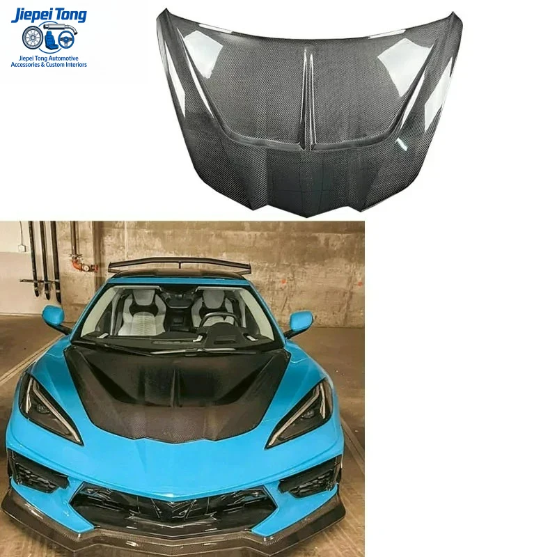 

Lightweight FOR Chevrolet Corvette C8 ST Carbon Fiber Engine Cover Auto Accessories