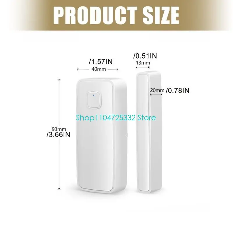 P5EA Противоугонные дверные датчики WIFI Охранная сигнализация Дистанционное управление Дверные магнитные датчики Сигнализация