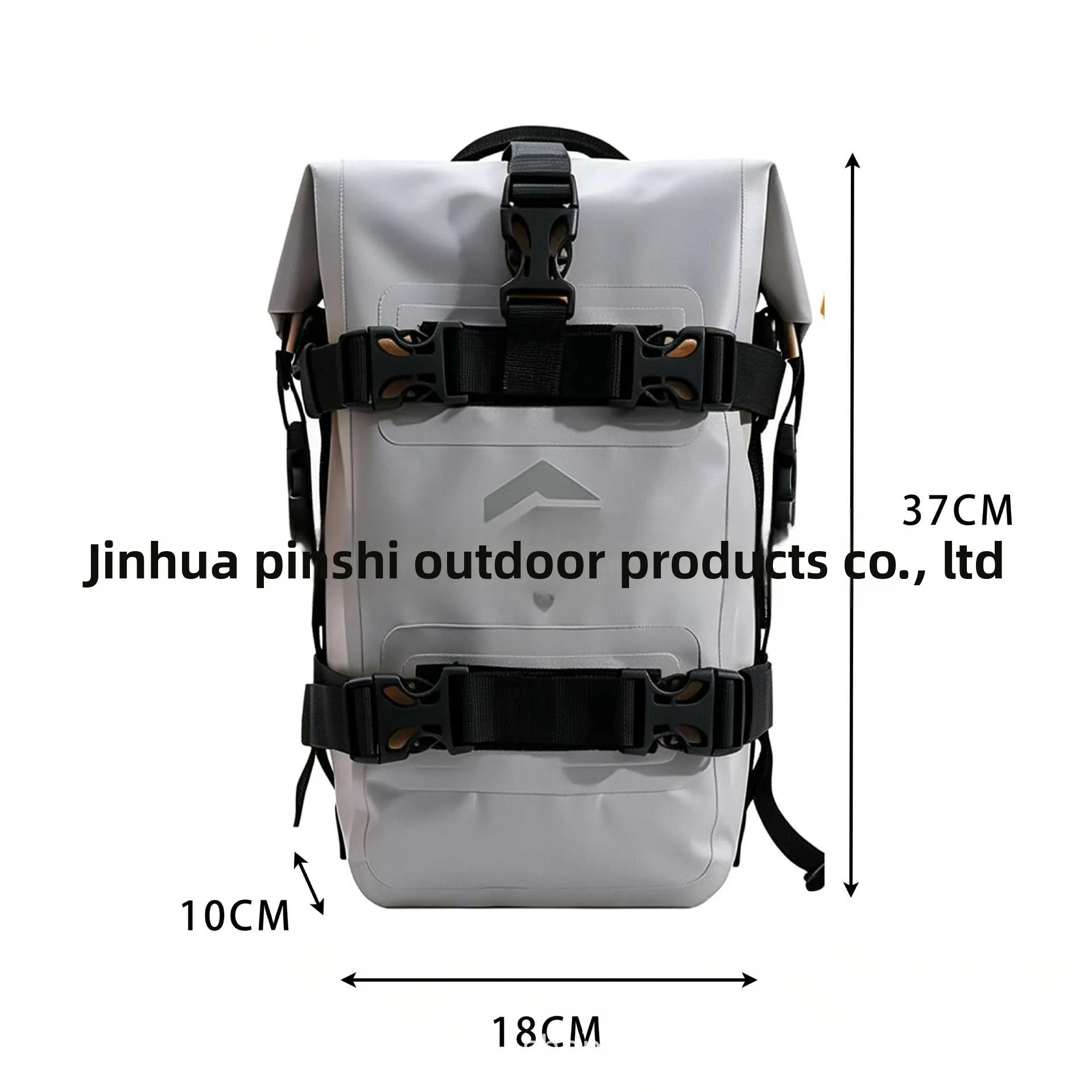 Waterproof Motorcycle Crash Bar Bag 7L Side Saddle Bag with Quick Release Straps, Reflective Logo and 500D PVC Coating for