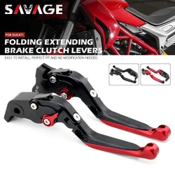 Folding Brake Clutch Levers For DUCATI Hypermotard 821 Hyperstrada 939 Multistrada 950 Monster 821 Motorcycle Extendable Handles